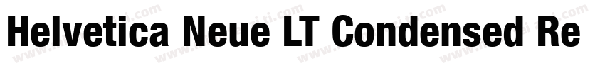 Helvetica Neue LT Condensed Regular字体转换